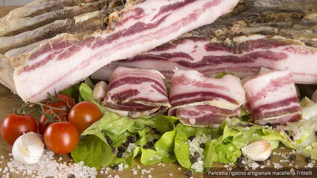 Pancetta rigatino artigianale senza conservanti